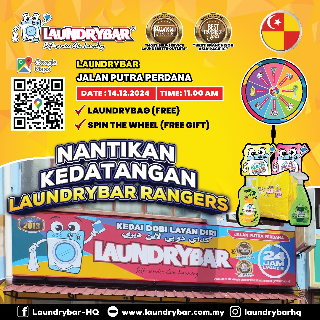 RANGERS LAUNDRYBAR JALAN PUTRA PERDANA