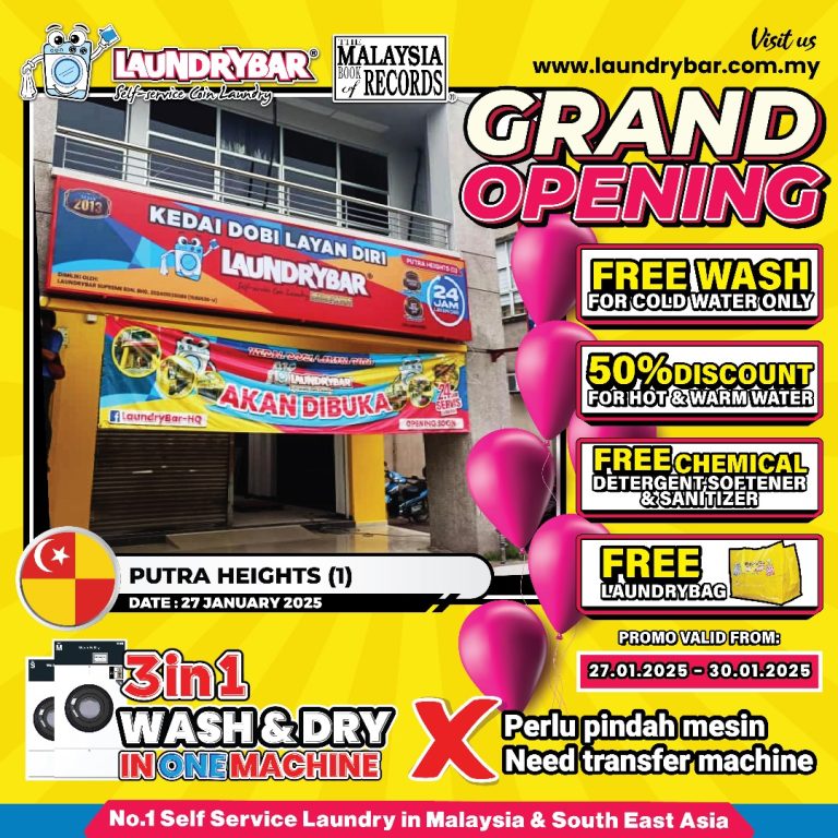 GRAND OPENING LAUNDRYBAR MEGASTORE PUTRA HEIGHT (1)