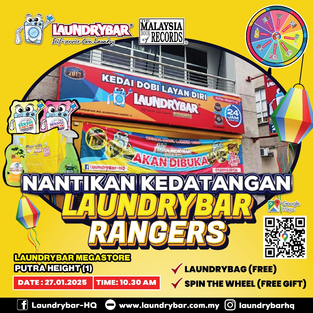 RANGERS LAUNDRYBAR MEGASTORE PUTRA HEIGHTS (1)