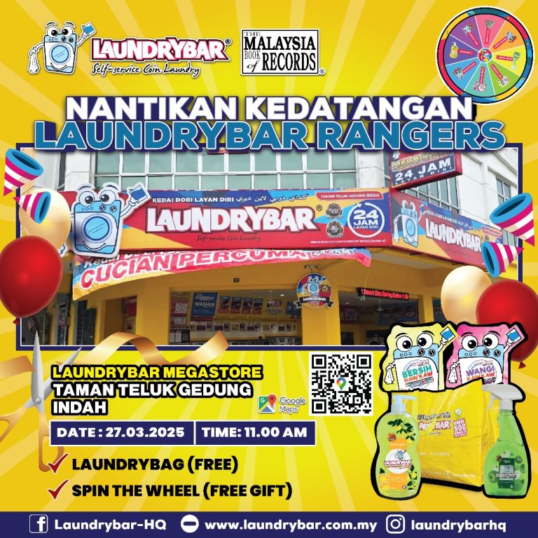 LAUNDRYBAR MEGASTORE TAMAN TELUK GEDUNG INDAH, KLANG