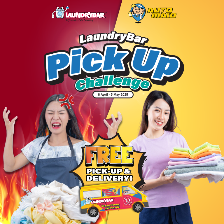 WIN FREE LAUNDRY PICK-UP & DELIVERY! 