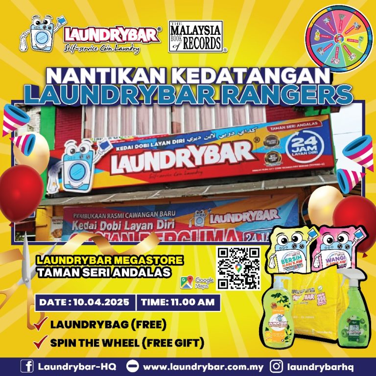 RANGERS LAUNDRYBAR MEGASTORE TAMAN SERI ANDALAS