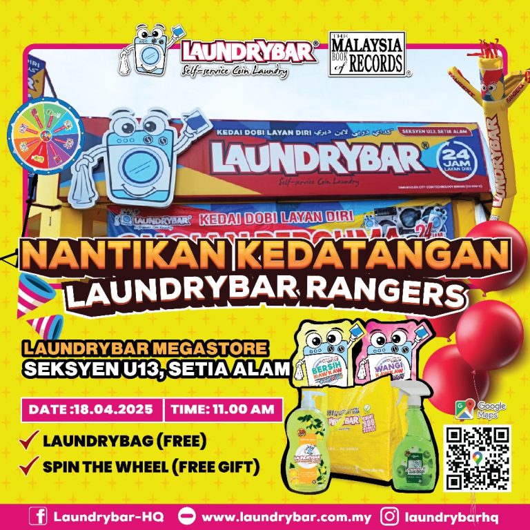 RANGERS LAUNDRYBAR MEGASTORE SEKSYEN U13, SETIA ALAM