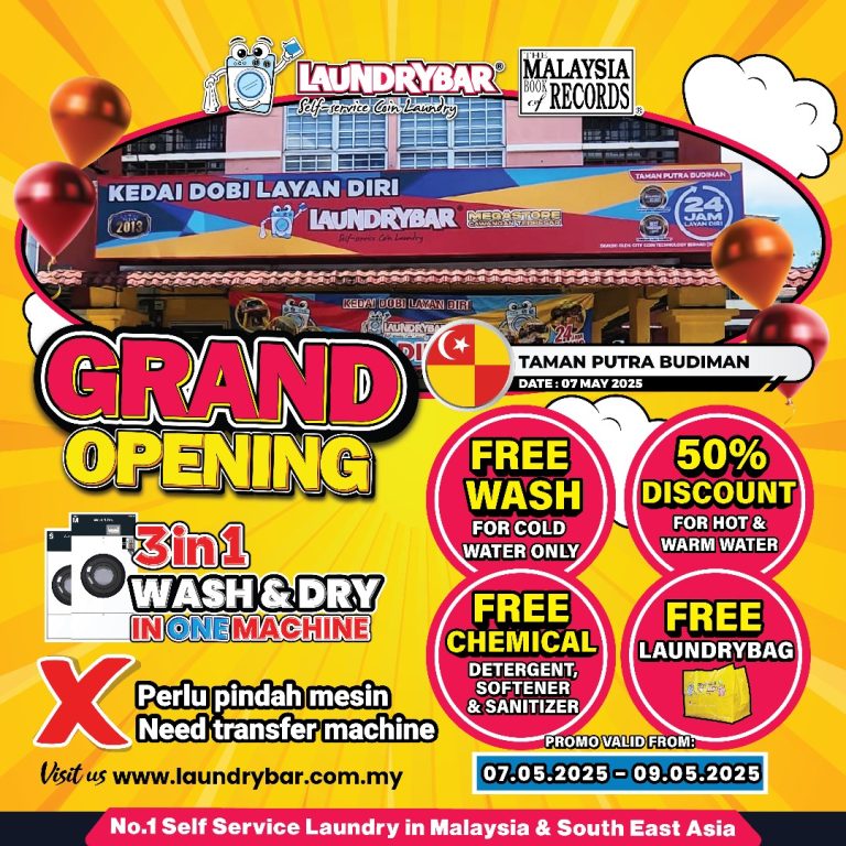 GRAND OPENING LAUNDRYBAR MEGASTORE TAMAN PUTRA BUDIMAN
