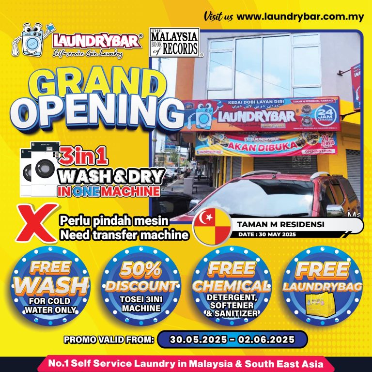 𝐆𝐑𝐀𝐍𝐃 𝐎𝐏𝐄𝐍𝐈𝐍𝐆 𝐋𝐀𝐔𝐍𝐃𝐑𝐘𝐁𝐀𝐑 𝐌𝐄𝐆𝐀𝐒𝐓𝐎𝐑𝐄 𝐓𝐀𝐌𝐀𝐍 𝐌 𝐑𝐄𝐒𝐈𝐃𝐄𝐍𝐒𝐈