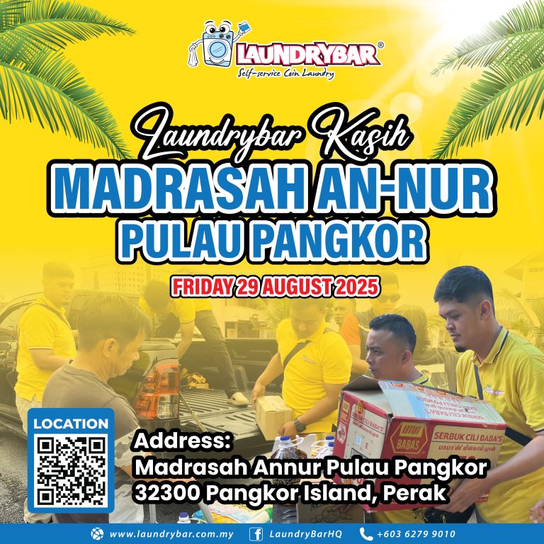 LAUNDRYBAR KASIH AKAN KE MADRASAH ANNUR, PULAU PANGKOR