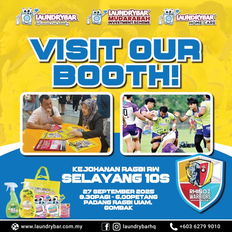 Jom Singgah ke Booth LaundryBar di Kejohanan Ragbi RW Selayang 10S