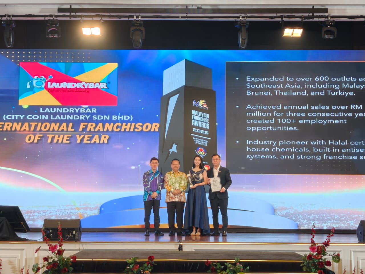 LaundryBar Crowned International Franchisor of the Year at MFA Awards 2025