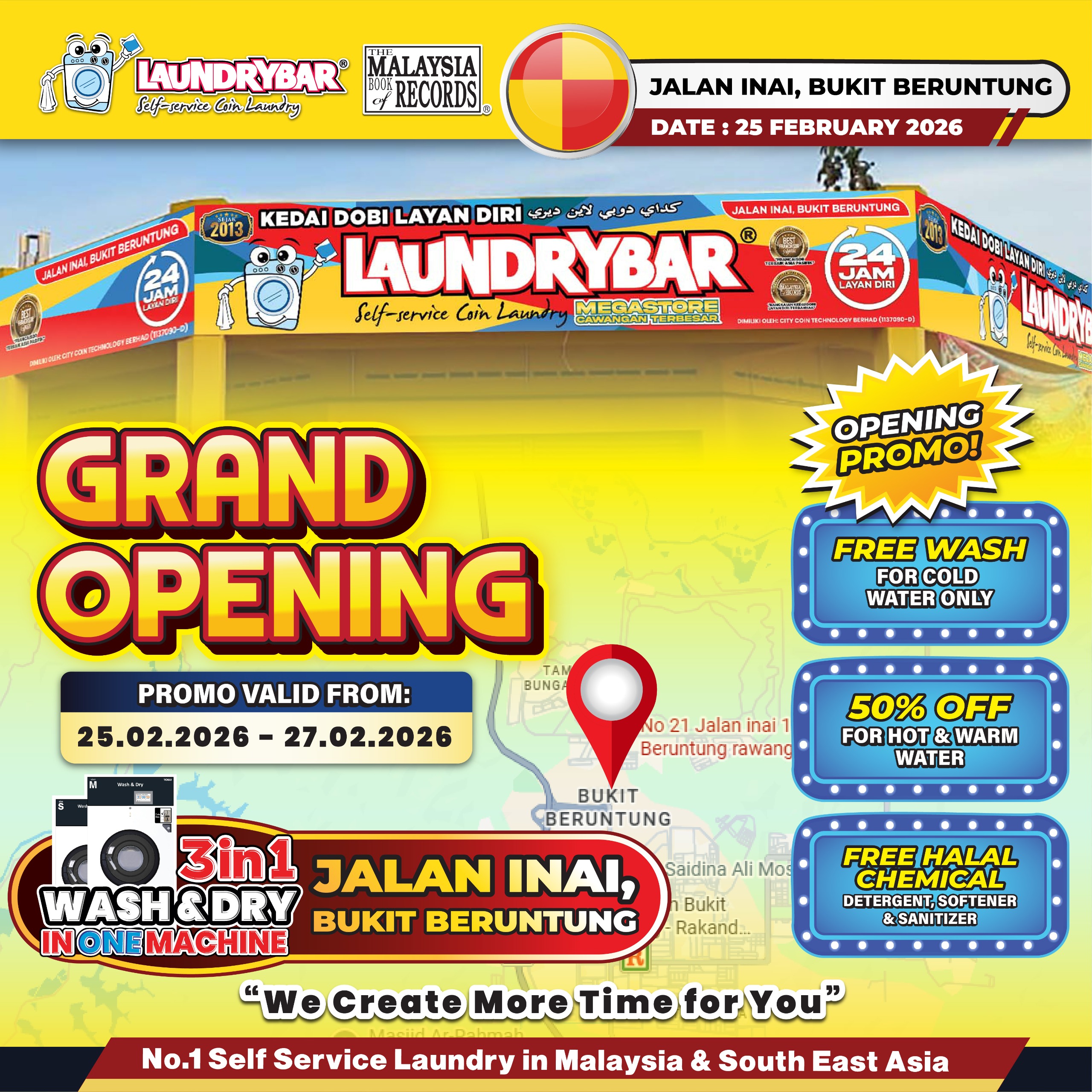 GRAND OPENING LB JALAN INAI BUKIT BERUNTUNG