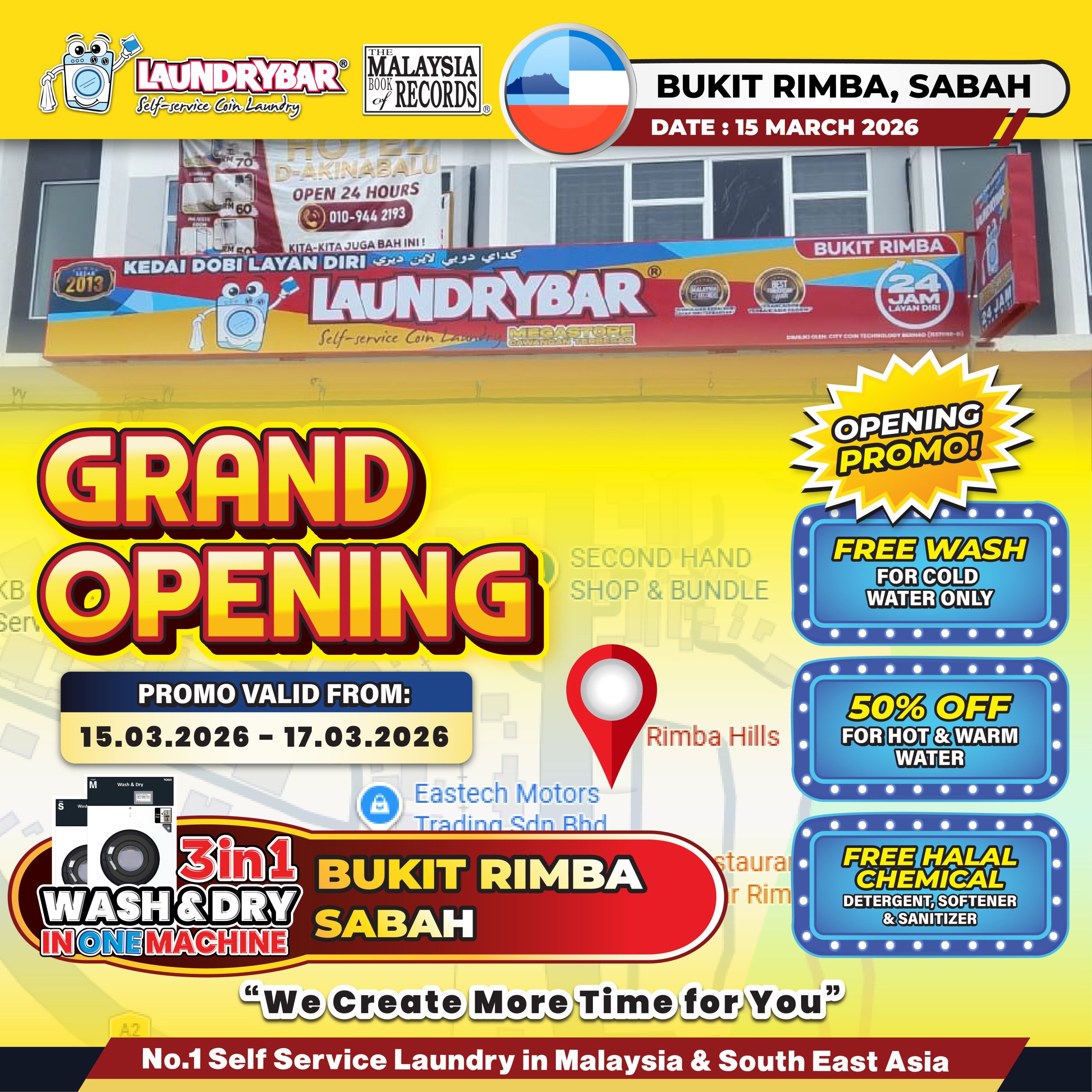 🎊𝐆𝐑𝐀𝐍𝐃 𝐎𝐏𝐄𝐍𝐈𝐍𝐆 𝐌𝐎𝐃𝐄𝐑𝐍 𝐋𝐀𝐔𝐍𝐃𝐑𝐘𝐁𝐀𝐑 𝐌𝐄𝐆𝐀𝐒𝐓𝐎𝐑𝐄 𝐁𝐔𝐊𝐈𝐓 𝐑𝐈𝐌𝐁𝐀, 𝐒𝐀𝐁𝐀𝐇🎊
