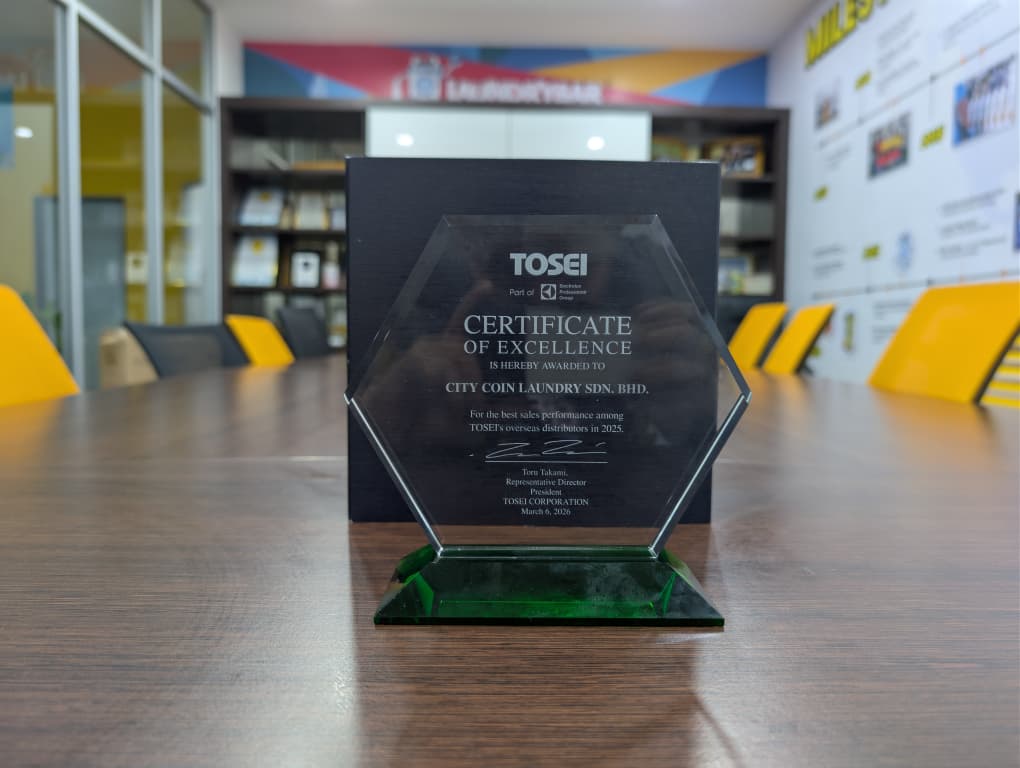 Best Sales Performance 2025 award by TOSEI Corporation