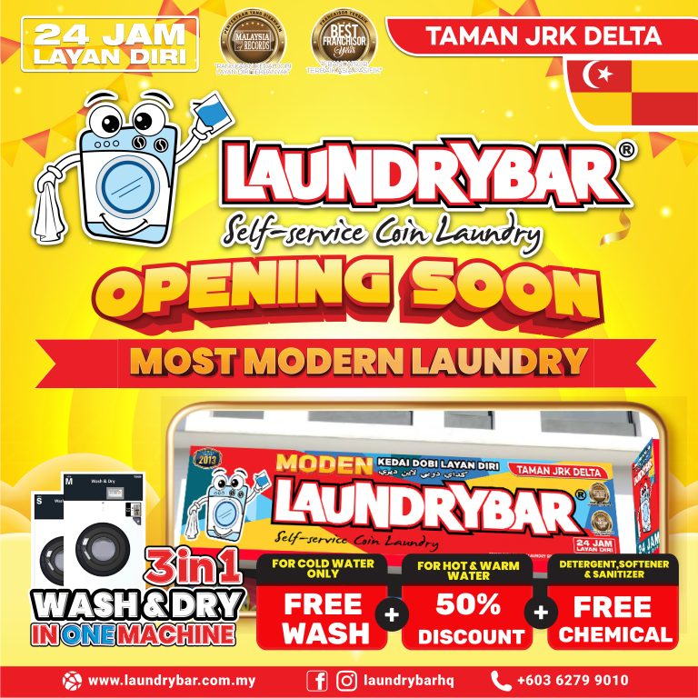 OPENING SOON MODEN LAUNDRYBAR TAMAN JRK DELTA