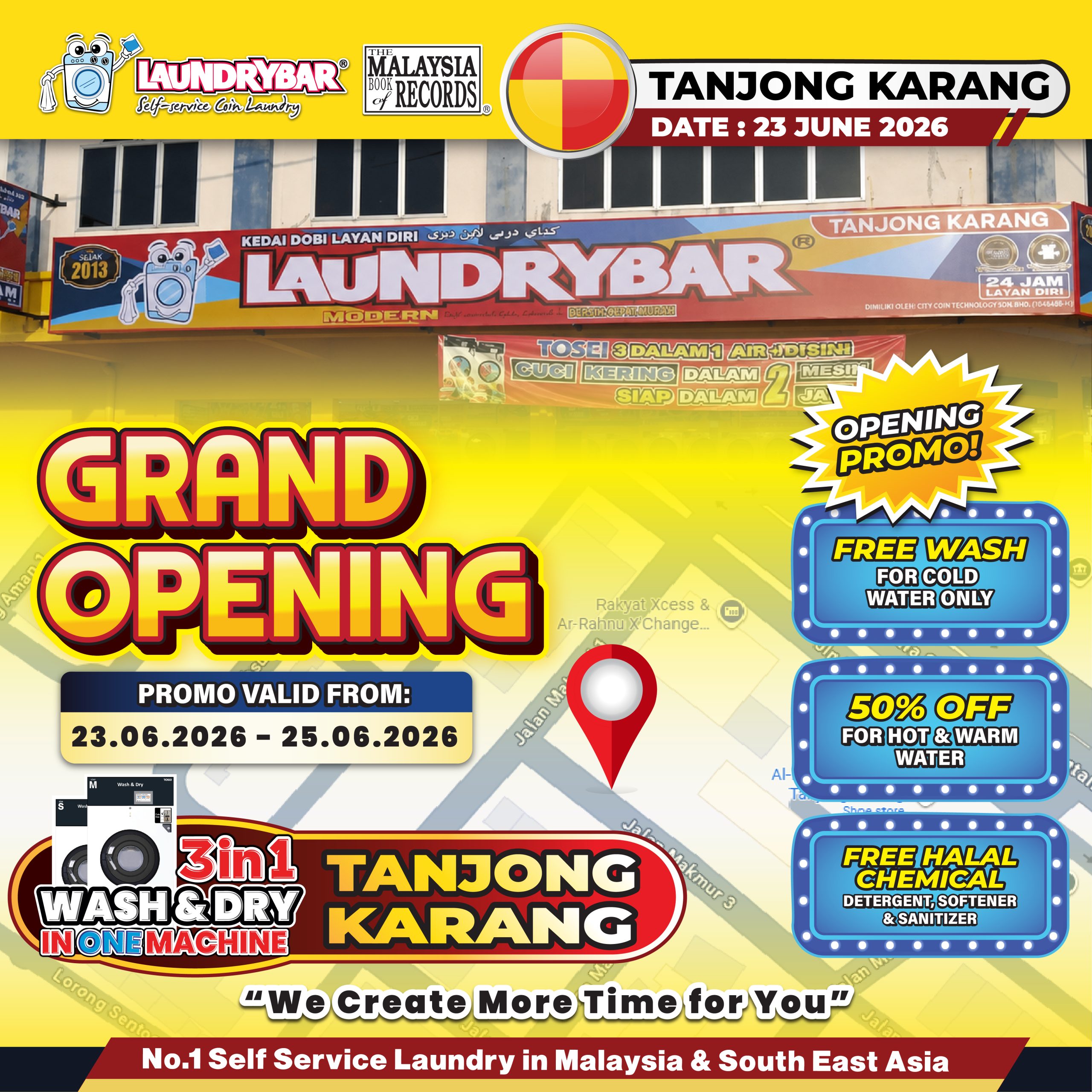 🎊𝐆𝐑𝐀𝐍𝐃 𝐎𝐏𝐄𝐍𝐈𝐍𝐆 𝐌𝐎𝐃𝐄𝐍 𝐋𝐀𝐔𝐍𝐃𝐑𝐘𝐁𝐀𝐑 𝐓𝐀𝐍𝐉𝐎𝐍𝐆 𝐊𝐀𝐑𝐀𝐍𝐆🎊