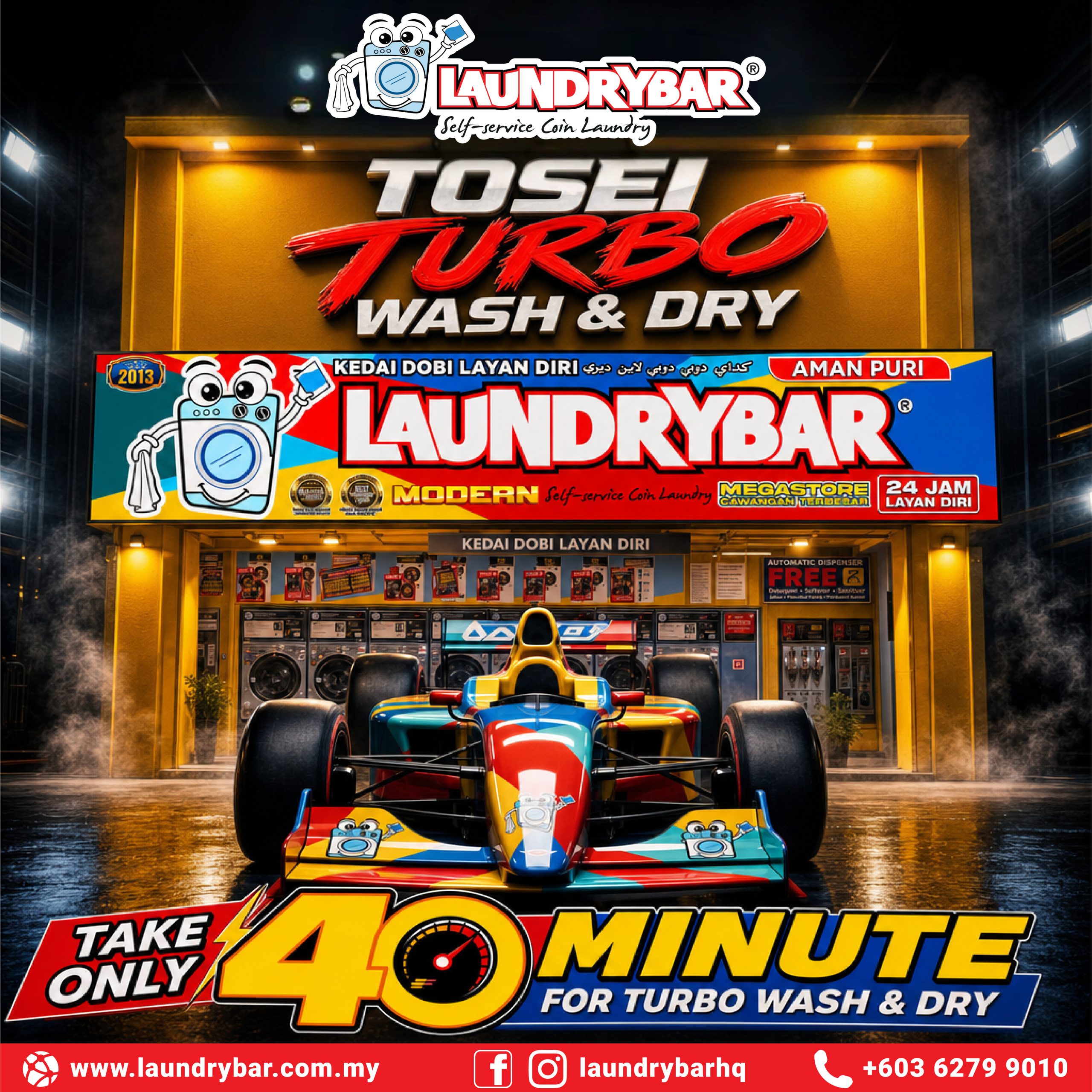 TOSEI TURBO WASH N DRY