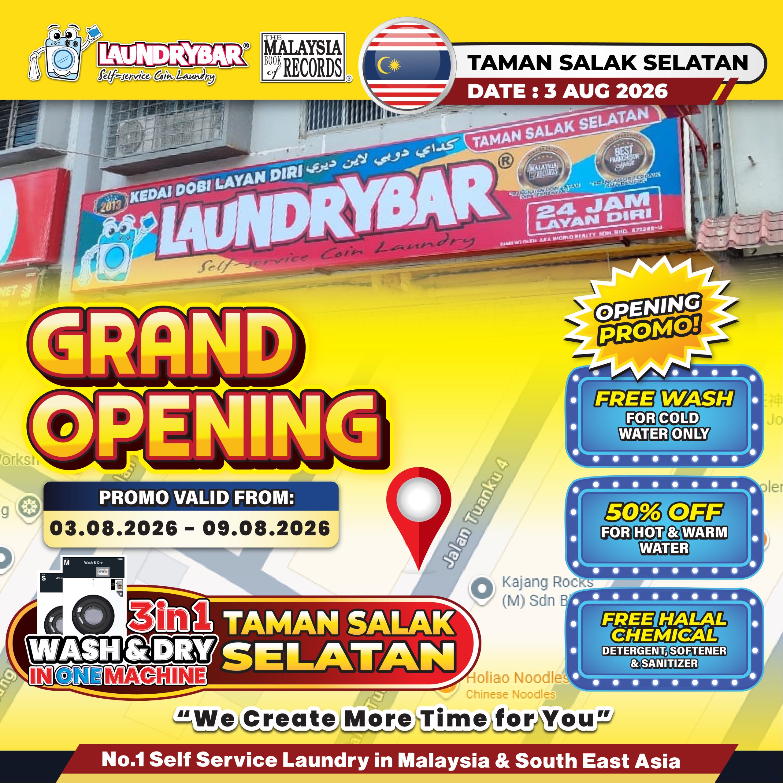 🎊𝐆𝐑𝐀𝐍𝐃 𝐎𝐏𝐄𝐍𝐈𝐍𝐆 𝐌𝐎𝐃𝐄𝐍 𝐋𝐀𝐔𝐍𝐃𝐑𝐘𝐁𝐀𝐑 𝐓𝐀𝐌𝐀𝐍 𝐒𝐀𝐋𝐀𝐊 𝐒𝐄𝐋𝐀𝐓𝐀𝐍🎊