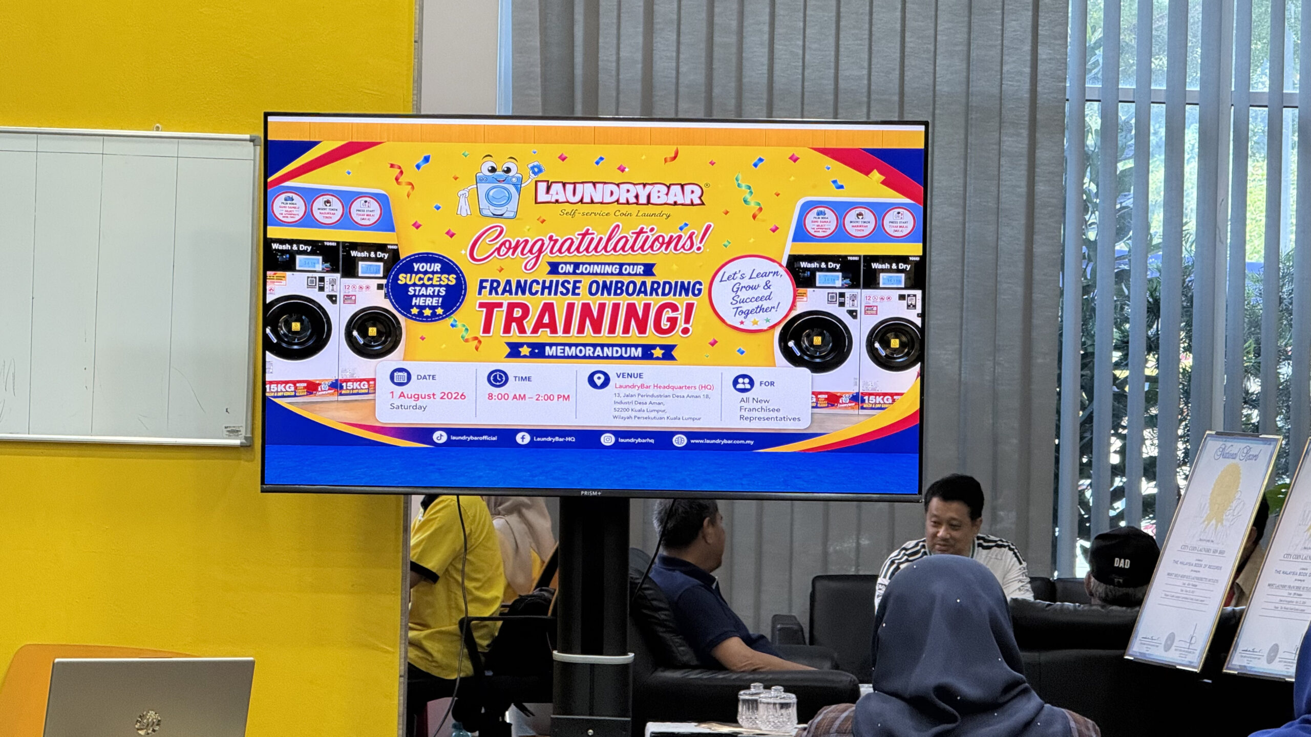 🚀 Building Success Together: LaundryBar Franchise Onboarding Complete! ⭐